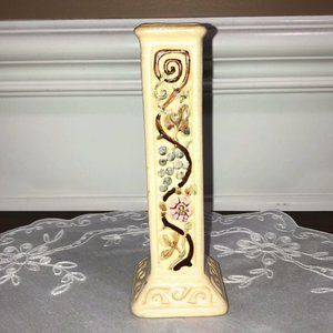 Weller Pottery grapevine ceramic bud vase